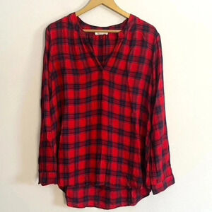 Beachlunchlounge Plaid Top